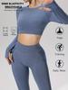 New Women's Seamless Texture Yoga Leggings & Criss-Cross Sports Bra Set