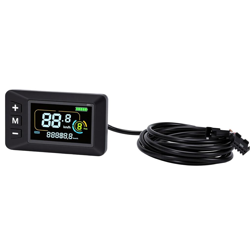 Color Screen Bike LCD Display Electric Bicycle Display for Electric Scooter Water Proof Handlebar Mount