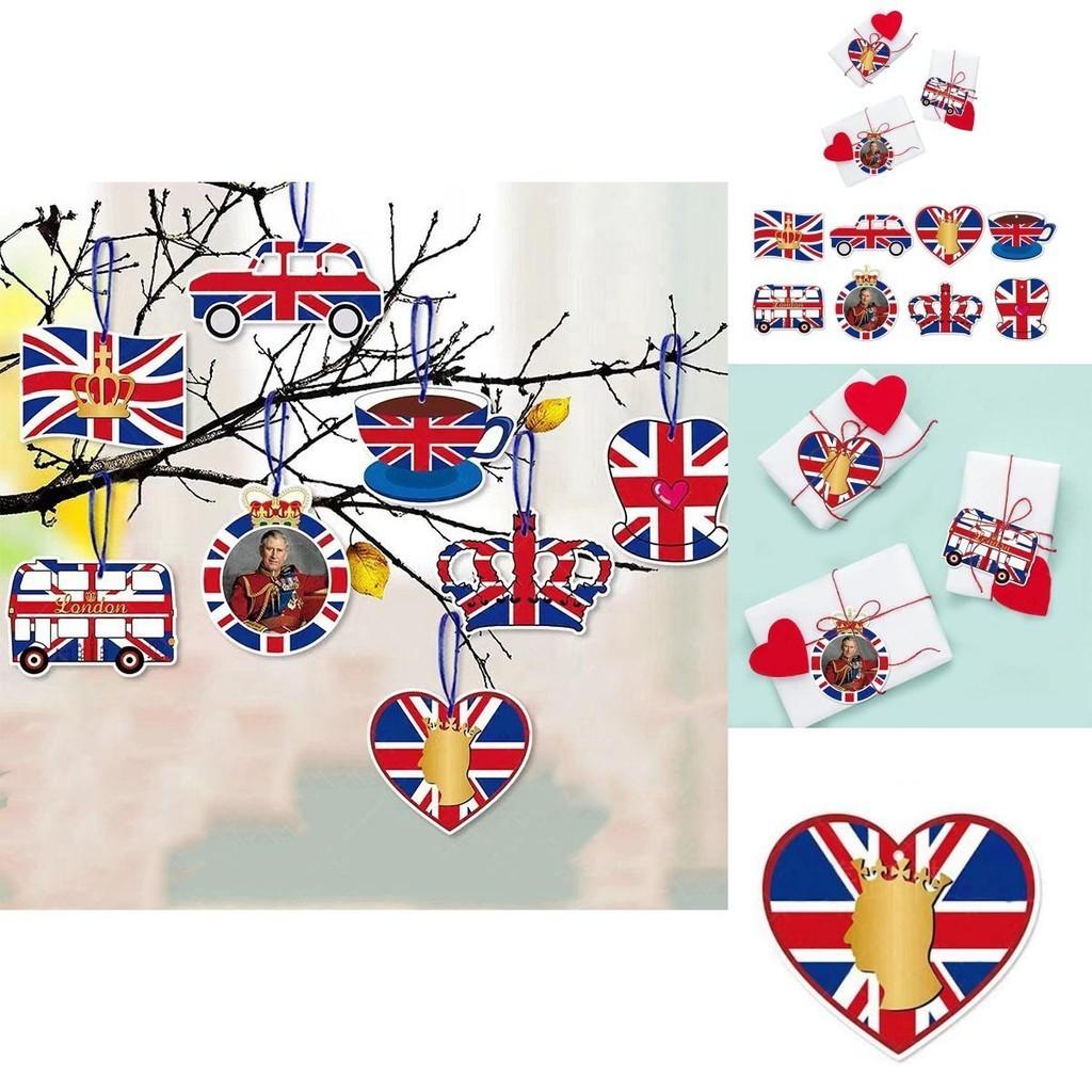 Majestic King Charles Iii Hanging Decorations Bright And Bold Cutouts