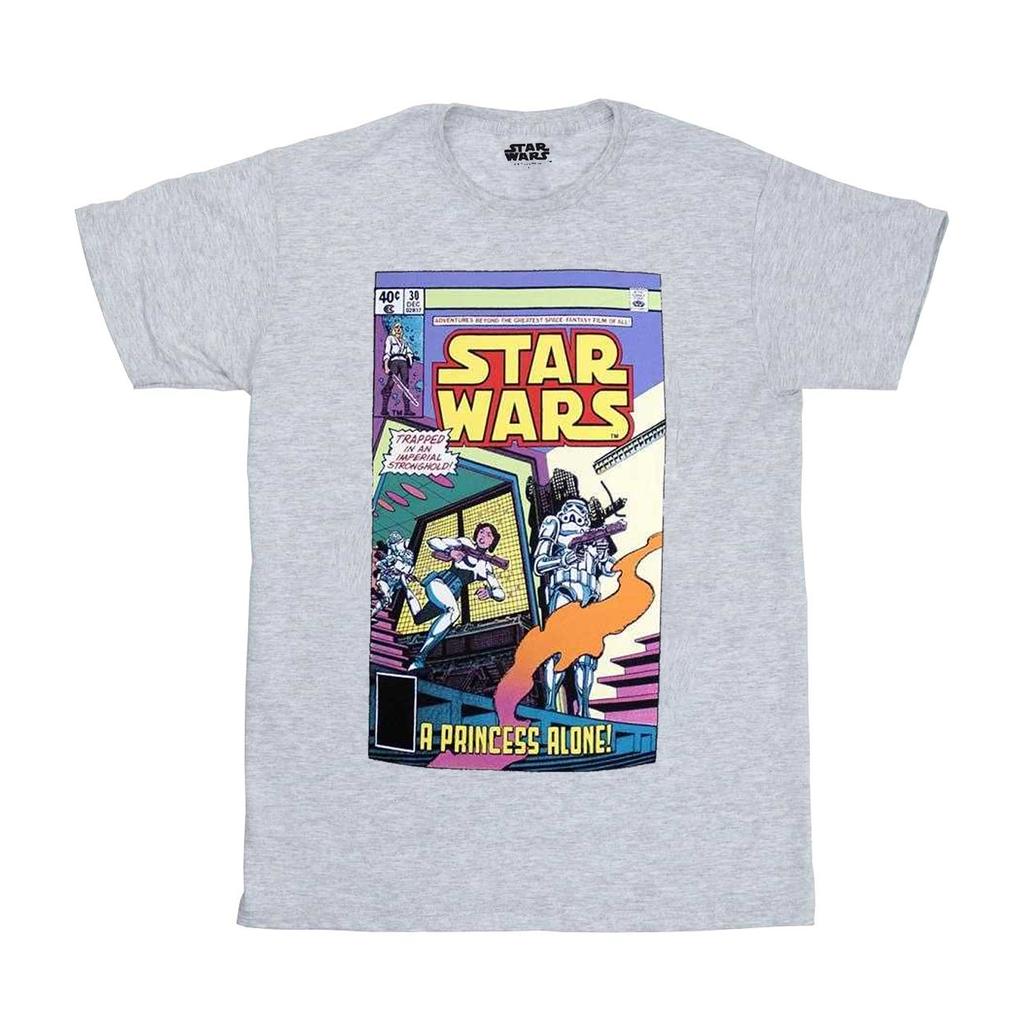 Star Wars Unisex Adult A Princess Alone Comic Cover T-Shirt