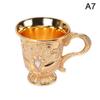 30Ml Retro Creative Small Beverage Wine Cup Gold European Style Home Bar