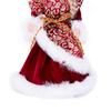 Rot-Gold Jacquard Snegurochka Weihnachtspuppe