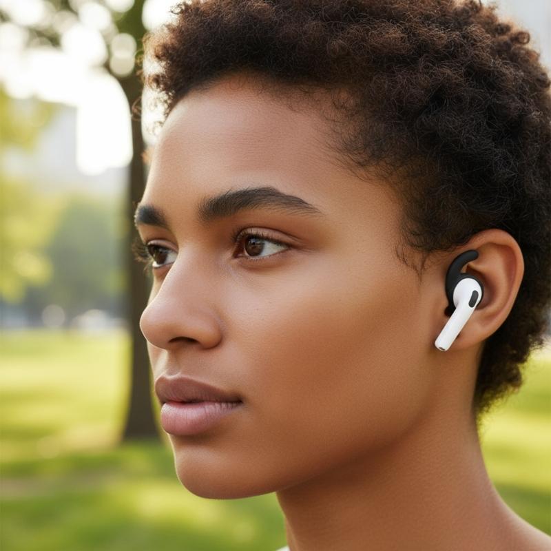 1/5Pair Ear Tips For 4 4th Generation Earphones Earhook Earplugs Silicone Cover For Airpods4 AntiLost DustProof