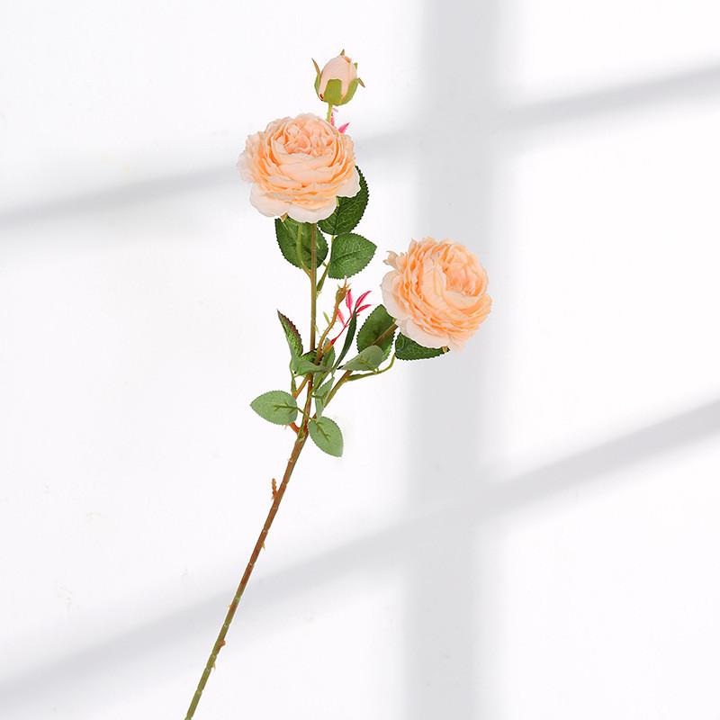 Style Artificial European Peony Rose Silk Flower For Props Wedding