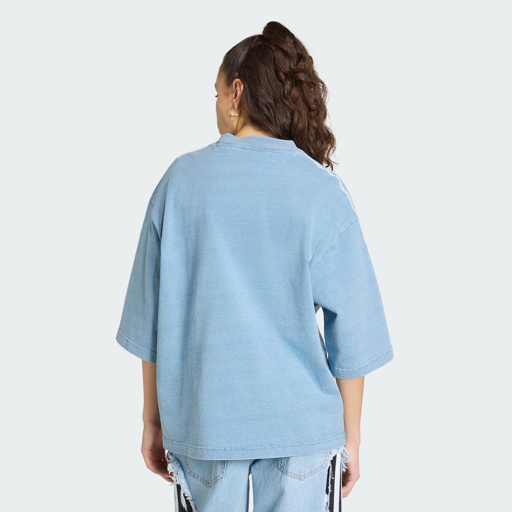 ADIDAS Adilenium Season 5 Oversized Denim T-Shirt - Light Blue / Kz5011