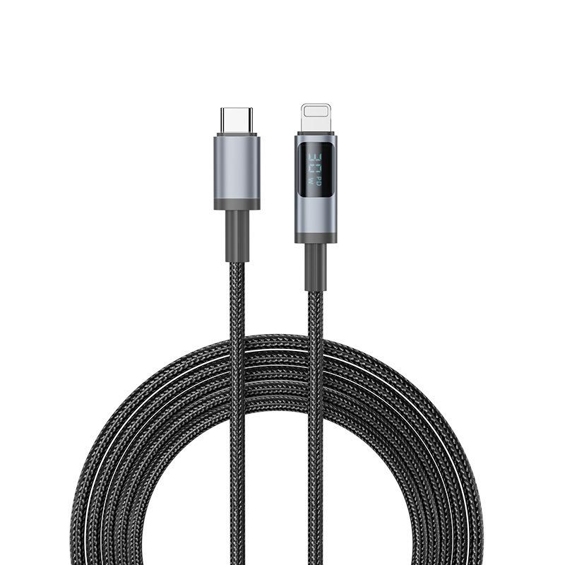 1PC Dual Fast Charging 100W Digital Data Cable Universal Android 66W Flash Charging Phone Charging Cable Type-C