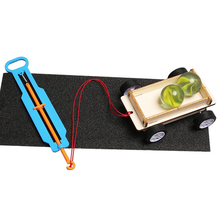 Friction Science Experiment Material Package Technology Small Production Labor-saving Children DIY Creative Friction Car
