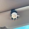 Multi-functional Car Sun Visor Sunglasses Holder Clip