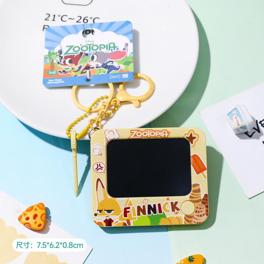 Zootopia 2 Cute Judy Hopps Rabbit Nick Wilde Fox Sloth Figures Toy Doodle Drawing Board Pendant Removable Puzzle Kids Toy