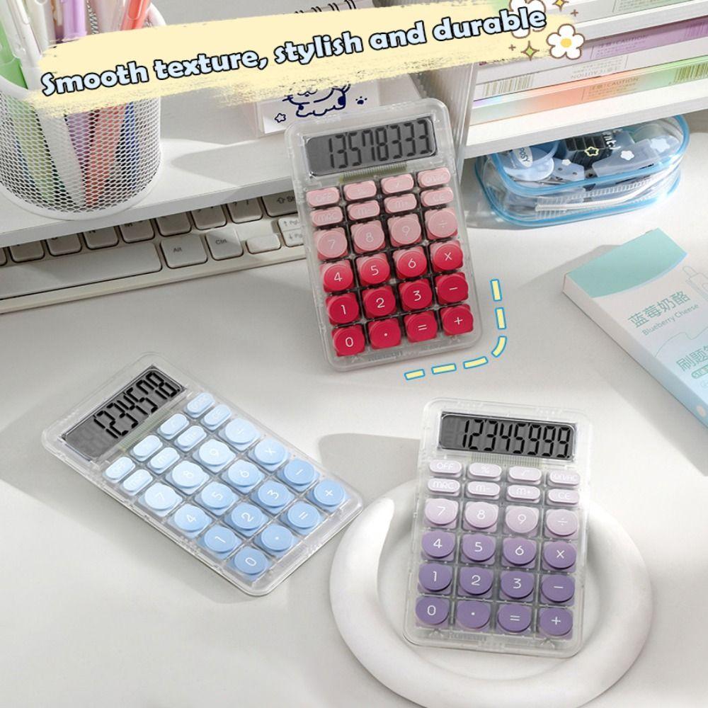 Mini Electronic Calculator Candy Color Math Calculators New Keyboard Calculator  School Supplies
