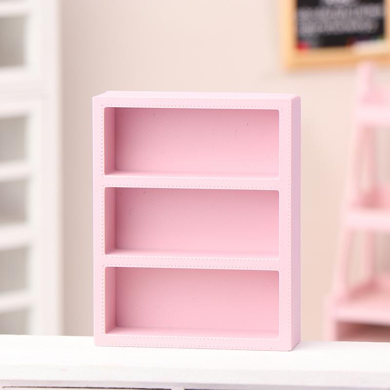 1/12 Dollhouse Mini Wall Cabinet Storage Shelves Dollhouse Furniture Decor Toys Dolls House Accessories Micro Scene Ornament