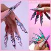 150pcs Butterfly Design Nail Molds with Multiple Sizes Ballet and Chinese Styles Artifical for Nail Artists and Salon