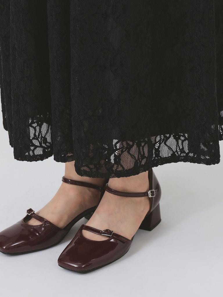 Ray Beams Women's Lace Keyhole Dress, Black 1