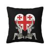 Custom Georgia Country Flag Map Pillow Home Decorative Nordic Georgian Proud Patriotic Outdoor Cushions Square Pillowcase