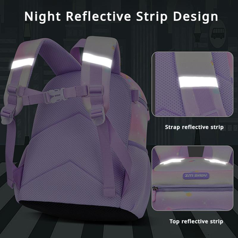 2025 Neue 3D Cartoon Kindergarten Buchtasche Niedliche Meerjungfrau Schultaschen für Mädchen 3-6 Jahre SBR Wasserdicht Rückenschutz Kinder Umhängetasche Rucksack