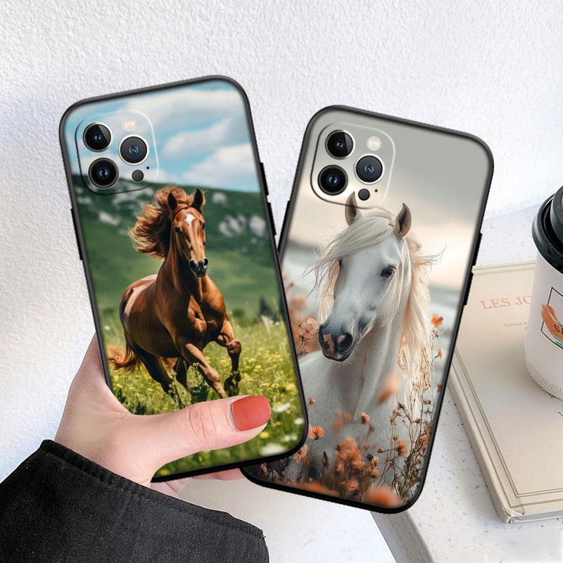 CJ53 Fine Horse Soft Shell Phone Case for Xiaomi Poco C40 C50 C51 C55 C65 C71 C75 F3 F5 F6 F7 M2 M3 Pro Ultra