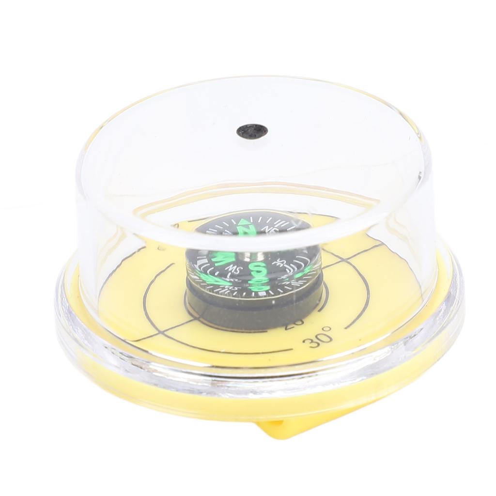 Sun Angle Guide for Solar Panel Verticality Level Gauge Measuring Tool 4.2CM Diameter Yellow With