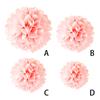 1pcs Set 7.8inch Pink Paper Flower Balls Paper For Birthday Party Pom Pom Paper Balls Hanging Flowers Pom Pom Paper