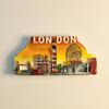 Malaysia Kuala Lumpur Twin Tower 3D Stereoscopic Tourism Souvenirs Resin Painting Decoration Home Refrigerator Magnets