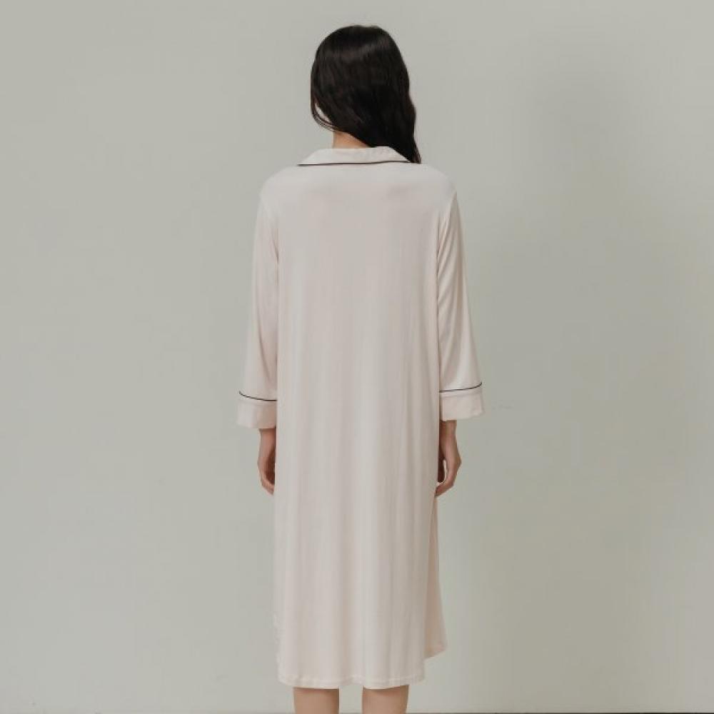 Frenchiel Micro Modal Night Shirt Peach Fuzz  Fwpn068 