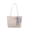 2021 Women's Summer Straw Woven Beach Tote - Floral Design Single Shoulder Bag