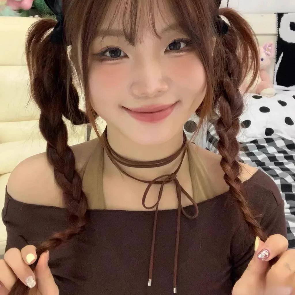 European & American Sexy Black Velvet Lace Bow Choker Necklace