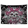 Eerie Monster Tapestry Gothic Horror Wall Art for a Spooky Dramatic Unique and Captivating Decor Statement