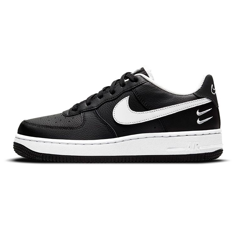 

Nike Air Force 1 HO20 BG Dual Swoosh — детские кроссовки черные, белый антрацит DH2947-001
