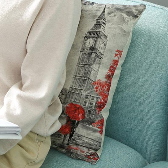 Drukowane serce drzewa Miękka poszewka na poduszkę na Walentynki Pokrowiec na poduszkę Dekoracja domu