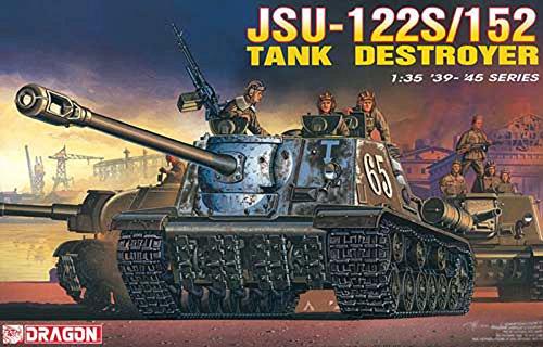 Platz 1/35 Scale World War II Soviet JSU-122S/152 Tank Destroyer Plastic Model Kit DR6047
