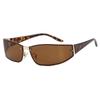 YK frameless riveted sunglasses new technology street show sunglasses fashion European and American sunglasses