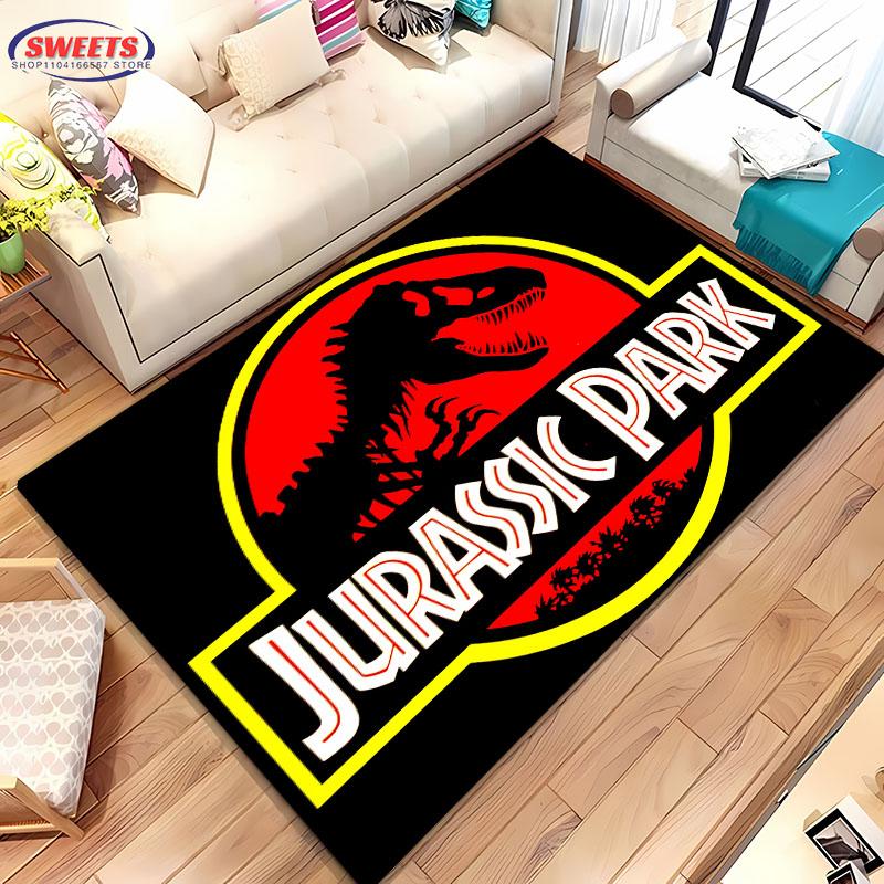 Klasický film Dinosauří P-Park Velký koberec pro domov Obývací pokoj Dětská ložnice Pohovka Rohožka Kuchyňská podlahová rohož Protiskluzová Dekorace