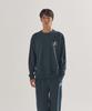 Pal Lab Signature Logo Embroidered Oversized Sweatshirt_Pl24S3Mt002_Dgn