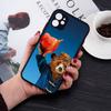 Cute P-Paddingtons Bear Matte Translucent Phone Case For Iphone 16 ProMax 15 14 13 12 11 X XS PRO Plus