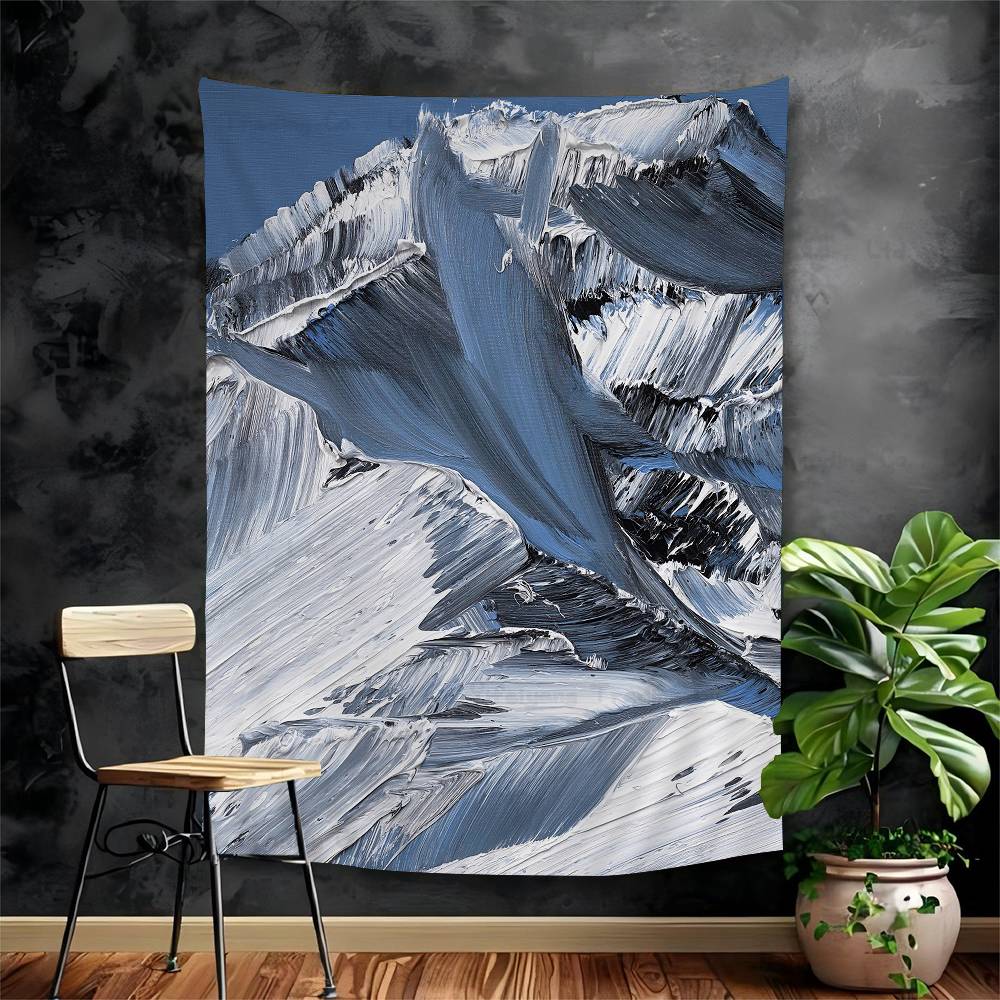 Conrad Jon Snow Mountain Artist Hippie Wall Hanging Tapestries Art Science Fiction Room Home Decor Kawaii Room Decor