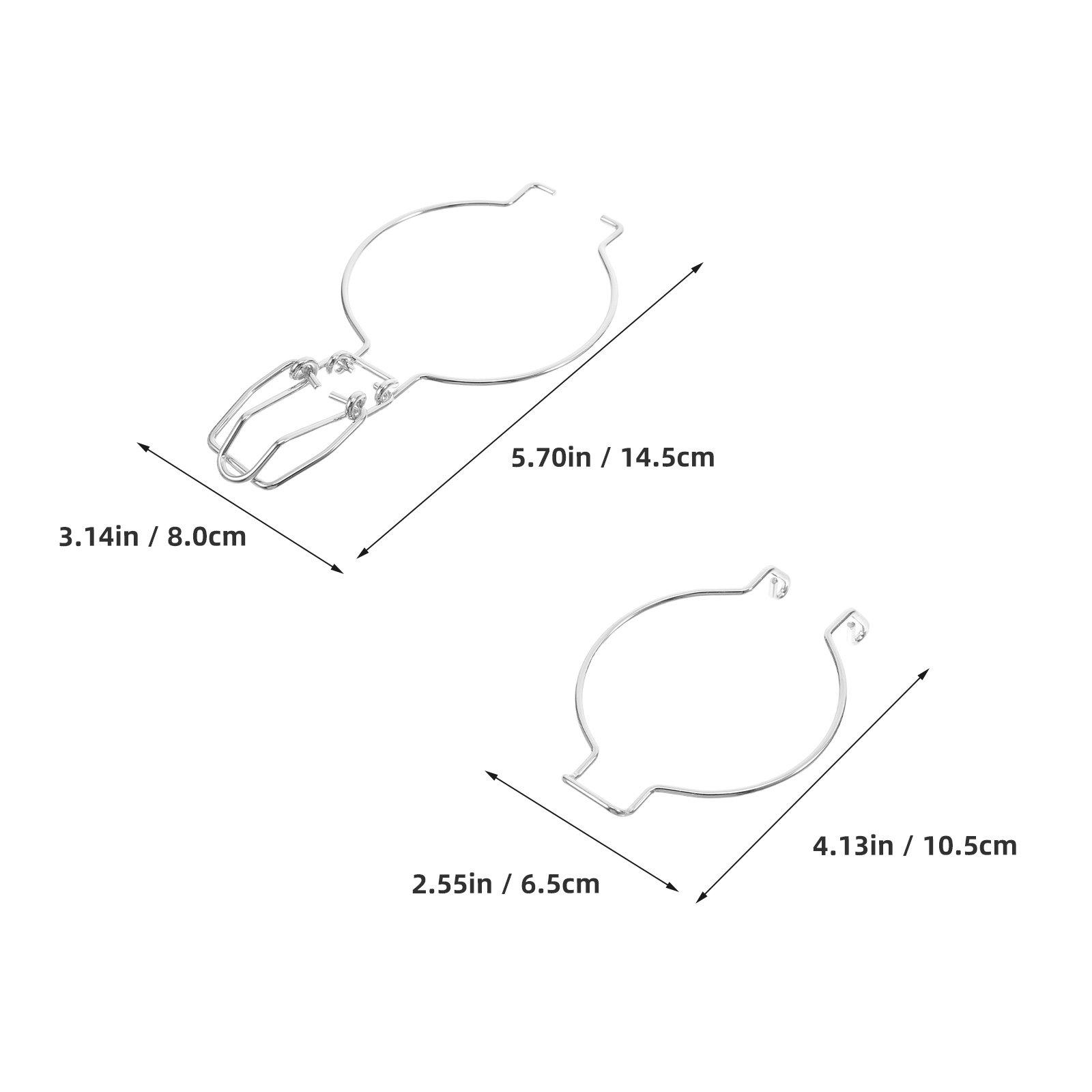 

10pcs Sealing Can Wire Buckle Stainless Steel Replacement Clamp For Glass Jar Sealing Accessories Canning Jar Clip Kitchen срібний