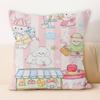 Retro and Cute Animal-Print Pillows  Removable Covers for Home Use Pillows for Office Naps