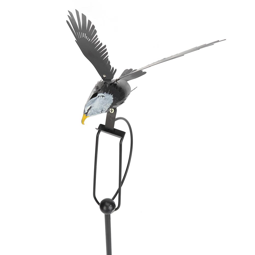 Metallkunst Adler Dekor Simulation Vogel Figur Ornament Pfahl für Außen Garten Hof Rasen