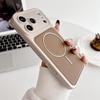 Premium Triangle Pattern Magnetic Anti-Fall Case for iPhone 14/13 & Apple 17/16/15 Pro Max