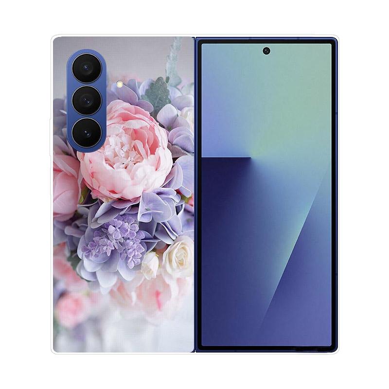 For Samsung Z Fold7 Case Clear Hard PC Folding Cover For Samsung Galaxy Z Fold 7 6 5 4 3 Fold6 Shockproof Transparent Back Funda