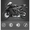 1/12 YAMAHA R1 Spielzeugmotorradmodell Legierung Diecast mit Sound Licht Gummireifen Maßstabsmodell Motorrad Spielzeug für Kinder Sammlung