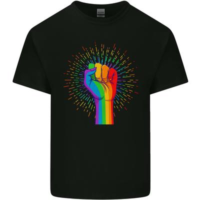 LGBT Fist Gay Pride Day Awareness Unisexs Light Cotton TShirt