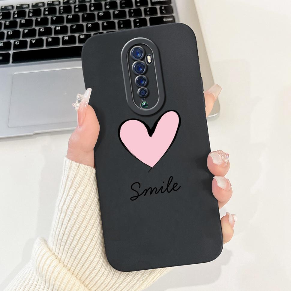 For Oppo Reno 2 2F Case Cute Rabbit Painted Cover Soft Silicone TPU Phone Cases For Oppo Reno2 F Reno 2F Back Cover Funda
