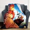1pc Lion King Blanket Lightweight Flannel Throw for Sofa Bed Travel Camping Livingroom Office Couch Chair 1116KK
