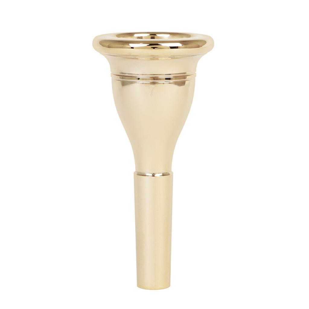 Tuba Mouthpiece Solid Durable Brass Construction Silver Plated Musical Instrument Accessories