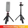 Extendable Aluminum Alloy Desktop Tripod Rotatable Ball Head Portable Vlog Selfie Stick Handle Grip For GoPro Insta360 DJI SLR