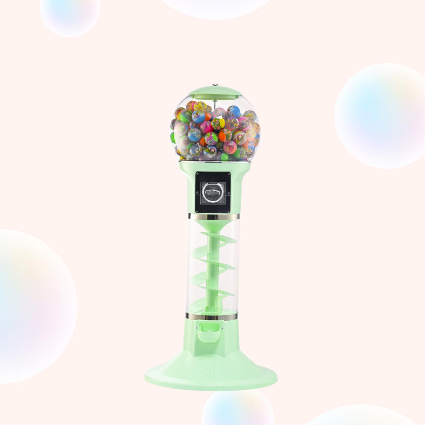 Spiral Gashapon Machine for Candy & Bouncing Balls