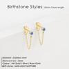 eManco Tassel Colorfast Rhinestone Earrings - European & American Light Luxury, Personalized & Versatile Studs