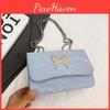 Shoulder Fashion Crossbody Bag With Butterfly Decoration And Chain Design Strap