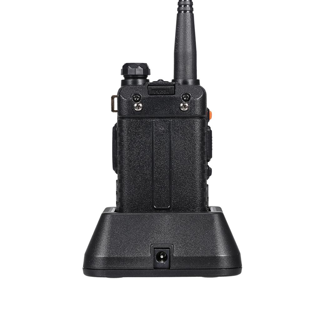 BAOFENG BF UV5R FM Transceiver Dual Band Handheld Transceiver 128CH Amateur Portable Radio Long Standby Black AU Plug